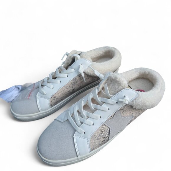 New Vintage HavanaFaux Sherpa lined slip on sneaker shoes - Picture 7 of 9